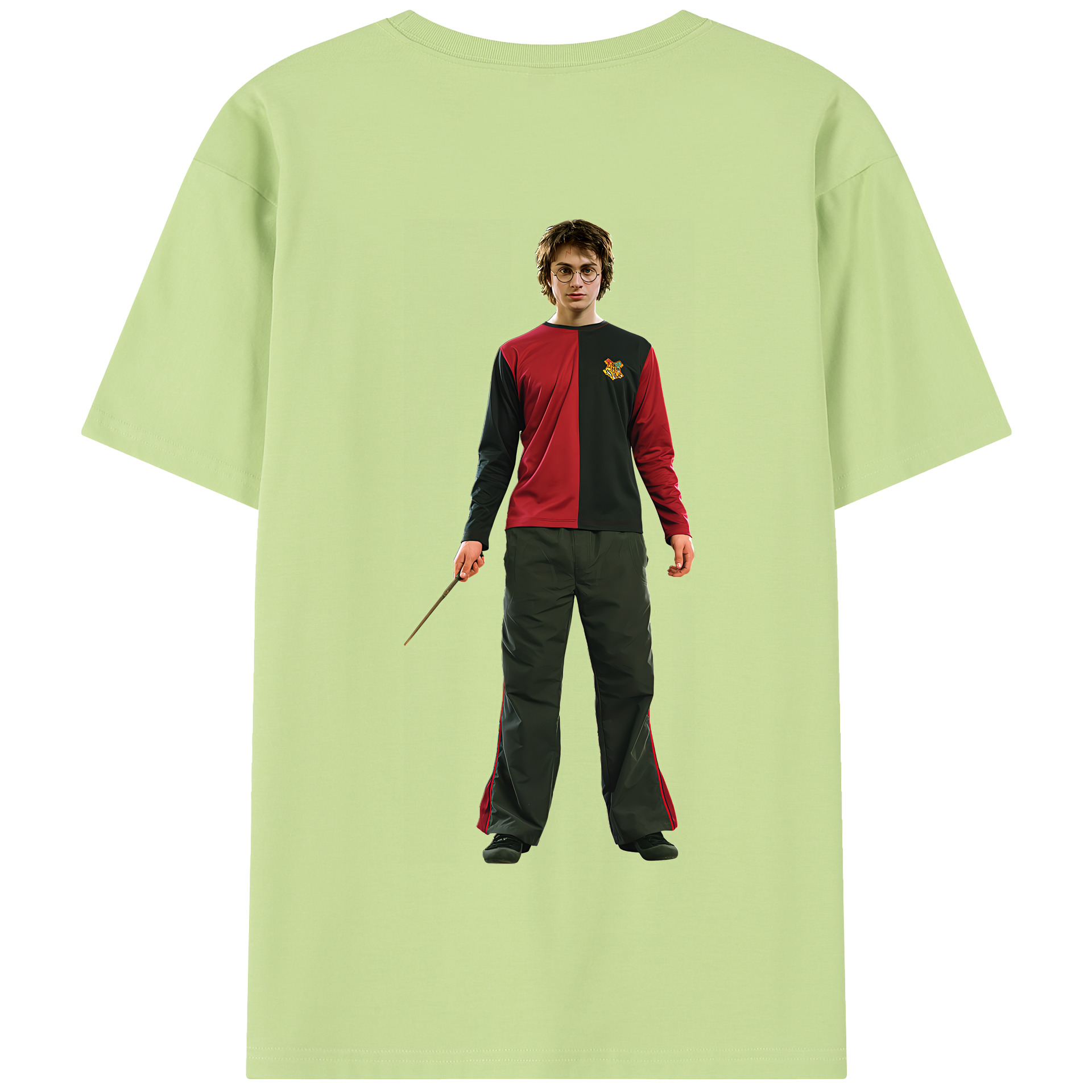 （画像用） Harry Potter ハリー・ポッターシリーズ 綿100％半袖Tシャツ（背面プリント）
